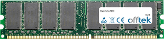 GA-7DXC 1Go Module - 184 Pin 2.5v DDR266 Non-ECC Dimm