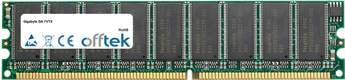 GA-7VTX 1Go Module - 184 Pin 2.6v DDR400 ECC Dimm (Dual Rank)