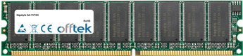 GA-7VTXH 1Go Module - 184 Pin 2.6v DDR400 ECC Dimm (Dual Rank)