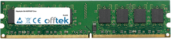 GA-8GPNXP Duo 1Go Module - 240 Pin 1.8v DDR2 PC2-4200 Non-ECC Dimm