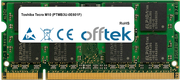 Tecra M10 (PTMB3U-0E601F) 4Go Module - 200 Pin 1.8v DDR2 PC2-6400 SoDimm