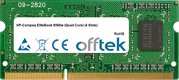 EliteBook 8560w (Quad Core) (4 Slots) 8Go Module - 204 Pin 1.5v DDR3 PC3-10600 SoDimm