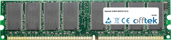 G-MAX MA8CB (V2.0) 1Go Module - 184 Pin 2.5v DDR266 Non-ECC Dimm