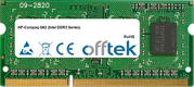G62 (Intel DDR3 Séries) 4Go Module - 204 Pin 1.5v DDR3 PC3-8500 SoDimm