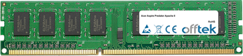 Aspire Predator Apache II 4Go Module - 240 Pin 1.35v DDR3 PC3-12800 Non-ECC Dimm