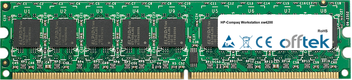 Workstation Xw4200 2Go Kit (2x1Go Modules) - 240 Pin 1.8v DDR2 PC2-4200 ECC Dimm (Dual Rank)