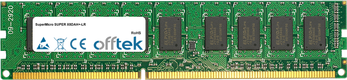 SUPER X8DAH+-LR 4Go Module - 240 Pin 1.5v DDR3 PC3-10664 ECC Dimm (Dual Rank)