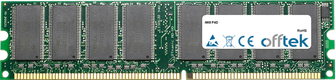 P4D 1Go Module - 184 Pin 2.5v DDR266 Non-ECC Dimm