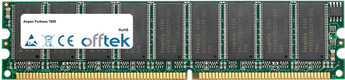 Fortress 7900 1Go Module - 184 Pin 2.6v DDR400 ECC Dimm (Dual Rank)