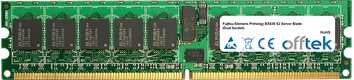 Primergy BX630 S2 Server Blade (Dual Socket) 8Go Kit (2x4Go Modules) - 240 Pin 1.8v DDR2 PC2-5300 ECC Registered Dimm (Dual Rank)
