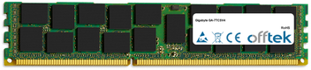 GA-7TCSV4 16Go Module - 240 Pin 1.5v DDR3 PC3-10600 ECC Registered Dimm (Quad Rank)