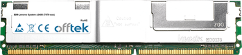 System X3400 (7978-xxx) 8Go Kit (2x4Go Modules) - 240 Pin 1.8v DDR2 PC2-5300 ECC FB Dimm