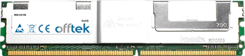 H2106 8Go Kit (2x4Go Modules) - 240 Pin 1.8v DDR2 PC2-5300 ECC FB Dimm