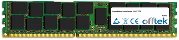 SuperServer 1026TT-TF 32Go Module - 240 Pin 1.5v DDR3 PC3-12800 ECC Registered Dimm