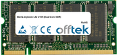Joybook Lite U105 (Dual Core DDR) 1Go Module - 200 Pin 2.5v DDR PC333 SoDimm