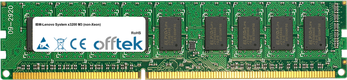 System X3200 M3 (non-Xeon) 4Go Module - 240 Pin 1.5v DDR3 PC3-10664 ECC Dimm (Dual Rank)