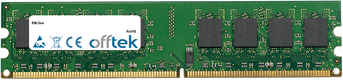 One 2Go Module - 240 Pin 1.8v DDR2 PC2-5300 Non-ECC Dimm
