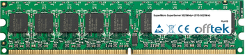SuperServer 5025M-4p+ (SYS-5025M-4) 2Go Module - 240 Pin 1.8v DDR2 PC2-5300 ECC Dimm (Dual Rank)