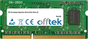 Spectre All-in-One One 23 8Go Module - 204 Pin 1.35v DDR3 PC3-12800 SoDimm