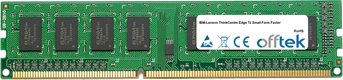 ThinkCentre Edge 72 Small Dimensions 8Go Module - 240 Pin 1.35v DDR3 PC3-12800 Non-ECC Dimm