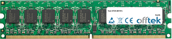 GT20 (B5191) 2Go Module - 240 Pin 1.8v DDR2 PC2-4200 ECC Dimm (Dual Rank)