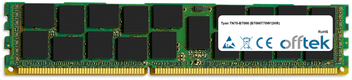 TN70-B7066 (B7066T70W12HR) 2Go Module - 240 Pin 1.5v DDR3 PC3-10664 ECC Registered Dimm (Dual Rank)