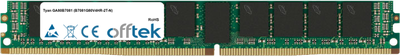 GA80B7081 (B7081G80V4HR-2T-N) 32Go Module - 288 Pin 1.2v DDR4 PC4-19200 ECC Registered Dimm (VLP)