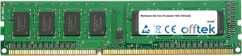 Terra PC-Gamer 7500 (1001234) 8Go Module - 240 Pin 1.35v DDR3 PC3-12800 Non-ECC Dimm