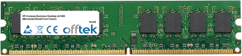Business Desktop Dx7408 (Microtower/Small Dimensions) 2Go Module - 240 Pin 1.8v DDR2 PC2-6400 Non-ECC Dimm