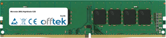 Nightblade X2B 16Go Module - 288 Pin 1.2v DDR4 PC4-17000 Non-ECC Dimm