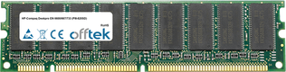 Deskpro EN 6600/667/733 (PIII-820SD) 256Mo Module - 168 Pin 3.3v PC100 ECC SDRAM Dimm
