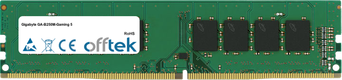 GA-B250M-Gaming 5 16Go Module - 288 Pin 1.2v DDR4 PC4-17000 Non-ECC Dimm
