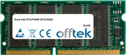 Vaio PCG-F540K (PCG-9242) 128Mo Module - 144 Pin 3.3v PC100 SDRAM SoDimm