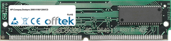 Deskpro 2000 6180/1200/CD 16Mo Kit (2x8Mo Modules) - 72 Pin 5v EDO Non-Parity Simm