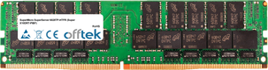 SuperServer 6028TP-HTFR (Super X10DRT-PIBF) 64Go Module - 288 Pin 1.2v DDR4 PC4-23400 LRDIMM ECC Dimm Load Reduced