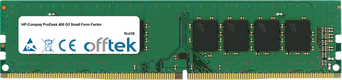 ProDesk 400 G3 Small Dimensions 16Go Module - 288 Pin 1.2v DDR4 PC4-19200 Non-ECC Dimm