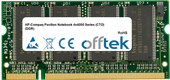 Pavilion Notebook Dv4000 Séries (CTO) (DDR) 1Go Module - 200 Pin 2.5v DDR PC333 SoDimm