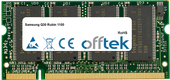 Q30 Rubin 1100 1Go Module - 200 Pin 2.5v DDR PC333 SoDimm