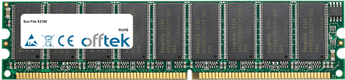 Fire X2100 2Go Kit (2x1Go Modules) - 184 Pin 2.6v DDR400 ECC Dimm (Dual Rank)
