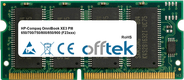 OmniBook XE3 PIII 650/700/750/800/850/900 (F23xxx) 128Mo Module - 144 Pin 3.3v PC100 SDRAM SoDimm