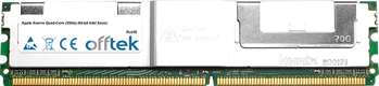 Xserve Quad-Core (3GHz) (64-bit Intel Xeon) 4Go Kit (2x2Go Modules) - 240 Pin 1.8v DDR2 PC2-5300 ECC FB Dimm