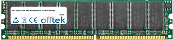 EFS WAN Accelerator DL320-M25 Manager 1Go Module - 184 Pin 2.6v DDR400 ECC Dimm (Dual Rank)
