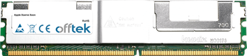 Xserve Xeon 4Go Kit (2x2Go Modules) - 240 Pin 1.8v DDR2 PC2-5300 ECC FB Dimm