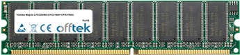 Magnia LiTE32S/BS (SYU3190A+CPR3194A) 2Go Kit (2x1Go Modules) - 184 Pin 2.5v DDR333 ECC Dimm (Dual Rank)