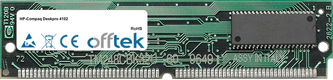 Deskpro 4102 64Mo Kit (2x32Mo Modules) - 72 Pin 5v EDO Non-Parity Simm