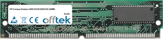 Deskpro 4000 6333X/3200/CDS (SIMM) 64Mo Kit (2x32Mo Modules) - 72 Pin 5v EDO Non-Parity Simm