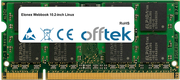 Webbook 10.2-inch Linux 1Go Module - 200 Pin 1.8v DDR2 PC2-4200 SoDimm