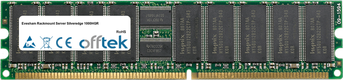 Rackmount Server Silveredge 1000HGR 2Go Kit (2x1Go Modules) - 184 Pin 2.5v DDR266 ECC Registered Dimm (Single Rank)