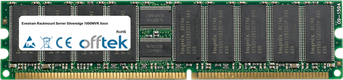 Rackmount Server Silveredge 1000WVR Xeon 2Go Kit (2x1Go Modules) - 184 Pin 2.5v DDR266 ECC Registered Dimm (Single Rank)