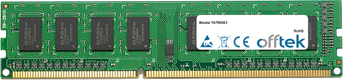 TA790XE3 4Go Module - 240 Pin 1.5v DDR3 PC3-8500 Non-ECC Dimm